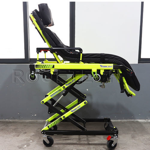 Barella con carrello da trasporto - EA-3AD Plus  - Rooe Medical - per ambulanze / di salvataggio / elettrica