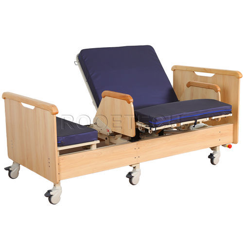 Letto medico - BAE509Pro+ - Rooe Medical - per cure domiciliari / per lungodegenza / elettrico