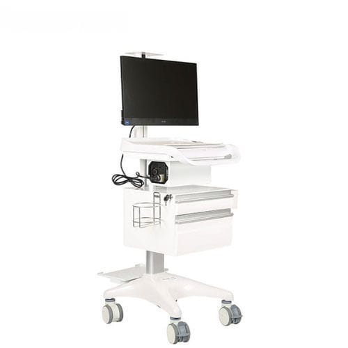 Carrello per telemedicina per tablet PC - BWT-007 - Rooe Medical - per pannello PC / mobile / con batteria
