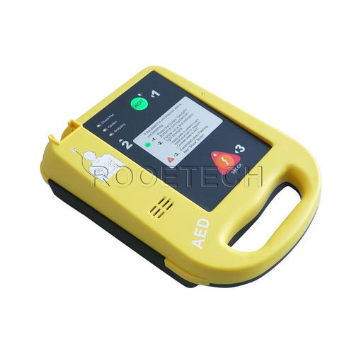 Defibrillatore esterno automatizzato - Defi5 - Rooe Medical - elettrico / per spazio pubblico / bifasico