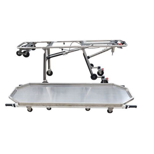 Carrello mortuario di stoccaggio - EA-3B1 plus - Rooe Medical - di trasferimento / manuale / in acciaio inossidabile