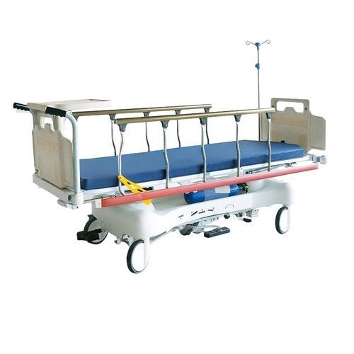 Barella con carrello da trasporto - BD111B Plus - Rooe Medical - idraulica / Trendelenburg / ad altezza regolabile