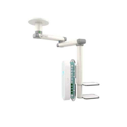 Braccio di distribuzione a soffitto - LISSAclassic - INMED S.A. - per terapia intensiva / per sala operatoria / articolato
