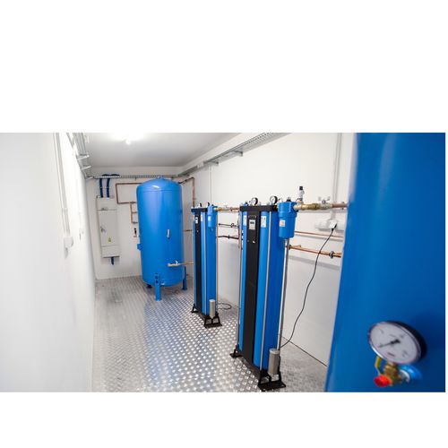Unità di distribuzione di gas medicali con bombola di ossigeno - INMED S.A. - di ossigeno / N2O / d'aria