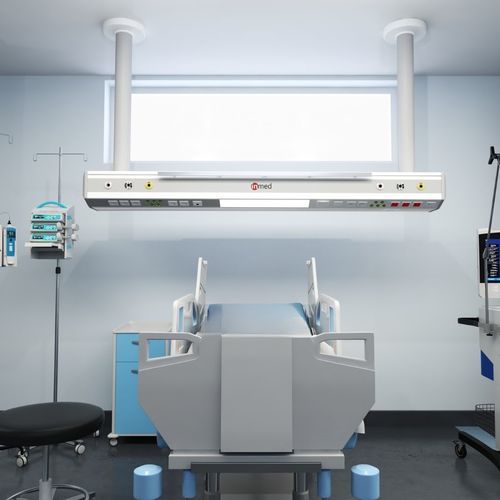 Trave tecnica a soffitto - CAROclassic - INMED S.A. - per terapia intensiva / modulare / fisso