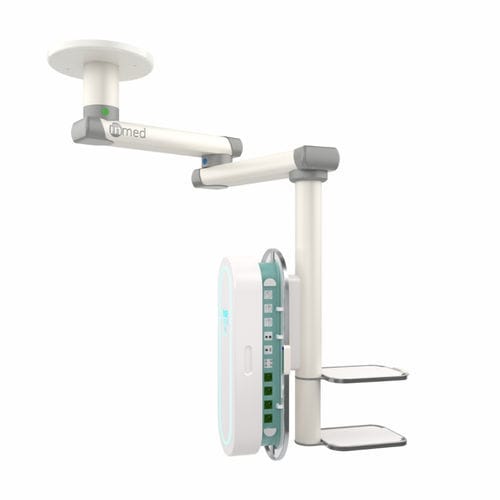 Braccio di distribuzione a soffitto - LISSAclassic - INMED S.A. - per terapia intensiva / per sala operatoria / articolato