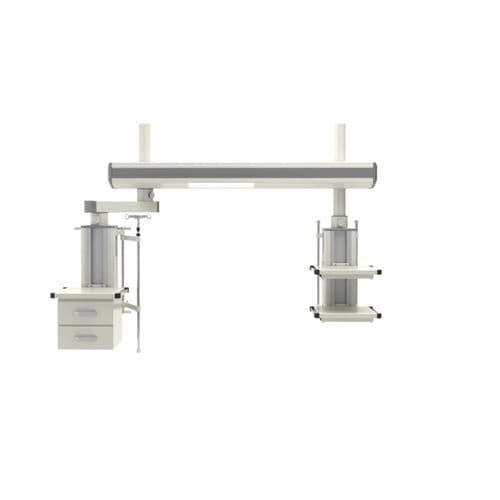Trave tecnica a soffitto - CAROcare - INMED S.A. - per terapia intensiva / modulare / fisso