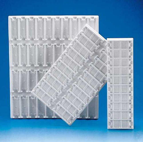 Vassoio per trasporto di campioni - 44-1308 series - BIO-OPTICA Milano - per vetrini per microscopio / in plastica / impilabile