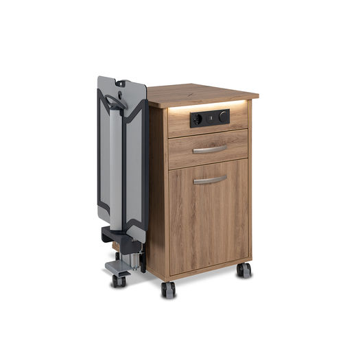 Comodino con tavolino servitore integrato - WIII-Flex SE - Malsch GmbH - con cassetti / con rotelle