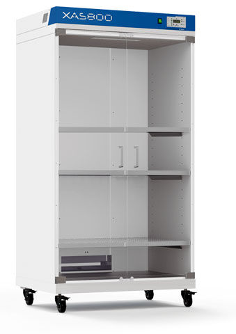 Armadio per asciugatura - XAS series - France Etuves - per vetreria di laboratorio / per ospedale / con rotelle