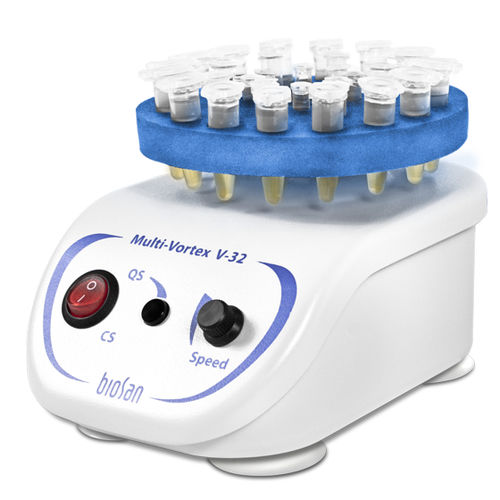 Miscelatore di laboratorio a vortice - V-32 - Biosan - analogico / compatto / a velocità regolabile