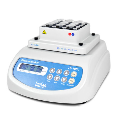 Termomiscelatore orbitale - TS-100C - Biosan - da banco / compatto / per preparazione di campioni