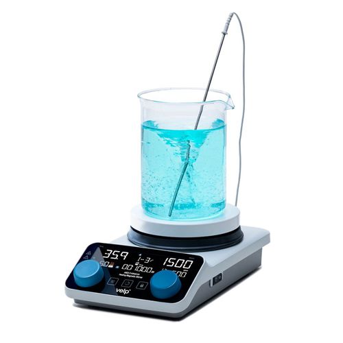 Agitatore di laboratorio con piastra riscaldante - AREX 5 Advance - VELP Scientifica - magnetico / digitale / per uso generale