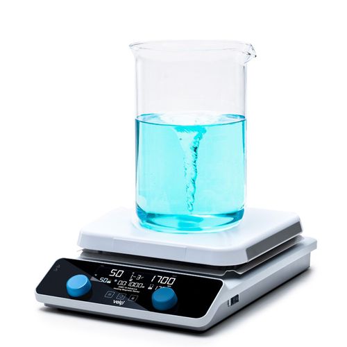 Agitatore di laboratorio con piastra riscaldante - AREC 10 Advance - VELP Scientifica - magnetico / digitale / per uso generale