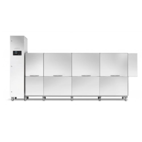 Lavastoviglie a tunnel - RX 400 - DIHR - a carico frontale / compatto / da incasso