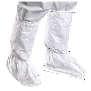 Copriscarpa con gambale da laboratorio - Critical Cover® SafeStep® - ALPHA PROTECH