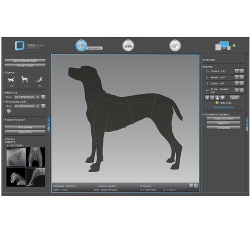 Software di acquisizione - IMEDview - Imedsys - di ottimizzazione delle immagini / per radiologia veterinaria / odontoveterinario