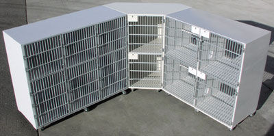 Gabbia veterinaria per gatti - Corner Cat Cottage™ - Snyder Manufacturing Company - modulare