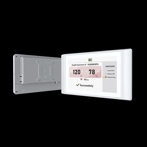 Panel PC medicale Intel® Celeron® - IASO-W08PLED-N6210 - IEI Integration Corp. - per struttura sanitaria / cartelle cliniche / all-in-one