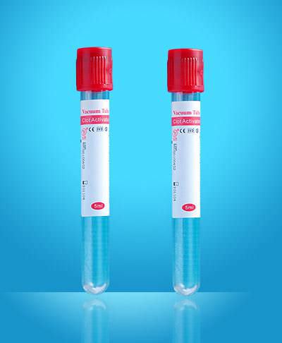Provetta per prelievi a fondo rotondo - Beijing Hanbaihan Medical Devices Co.,LTD - di siero / in vetro / con attivatore di coagulazione