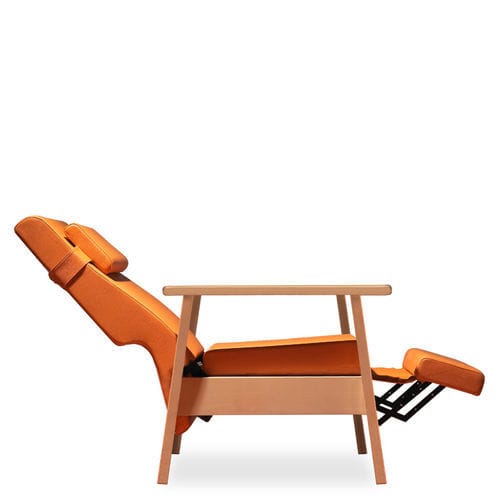 Poltrona da riposo inclinabile - SA08 - Borgo - ergonomica / manuale / con poggiagambe