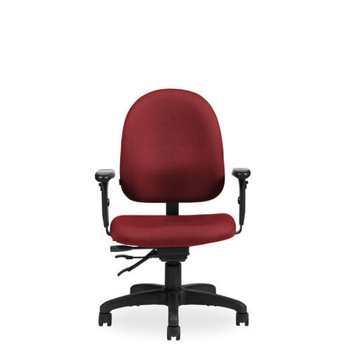 Sedia da ufficio con braccioli - Jendra - Borgo - con rotelle / pneumatica / girevole