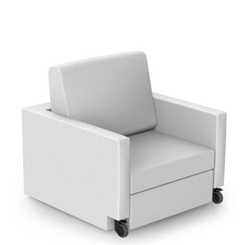 Sedia con braccioli - Notte - Borgo - con rotelle / reclinabile