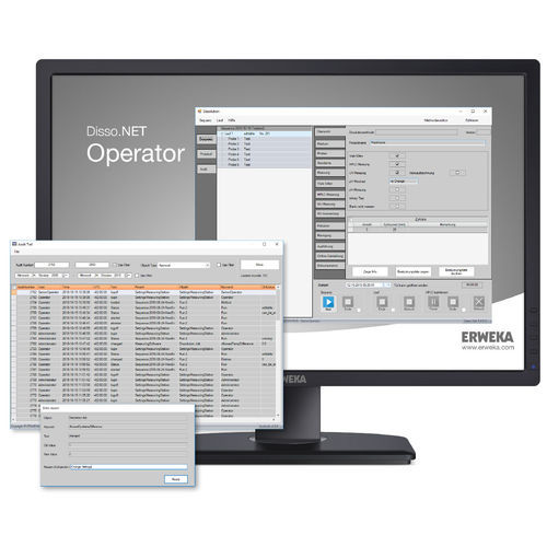 Software di controllo - Disso.NET 4 - ERWEKA GmbH - visualizzatore / medico / automatizzato