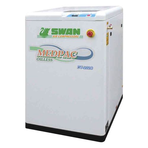 Compressore d'aria per odontoiatria - DT-202C series - TONG CHENG IRON WORKS CO.,LTD - senza olio / con essiccatore d'aria