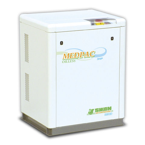 Compressore d'aria per odontoiatria - SDCD series - TONG CHENG IRON WORKS CO.,LTD - senza olio / con scatola insonorizzata / con pompa