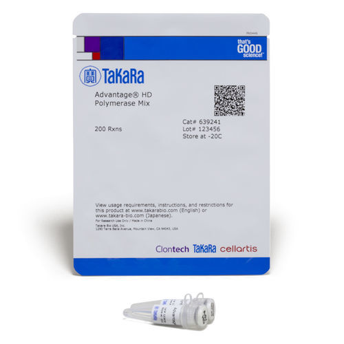Kit di reagenti DNA polimerasi - Advantage® HD - TAKARA - Taq polimerasi / anticorpo / per acidi nucleici