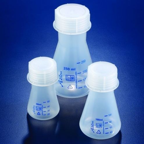 Matraccio da laboratorio - Azlon® - SciLabware Limited - in polipropilene / Erlenmeyer / graduato