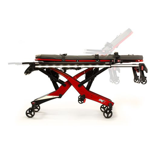 Barella con carrello da trasporto - iNX  - Ferno Canada Inc. - di emergenza / manuale / ad altezza regolabile