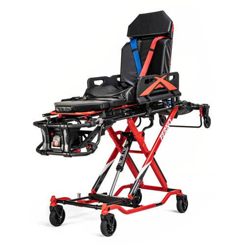 Barella con carrello per ambulanze - POWER X1 - Ferno Canada Inc. - manuale / ad altezza regolabile / con schienale regolabile