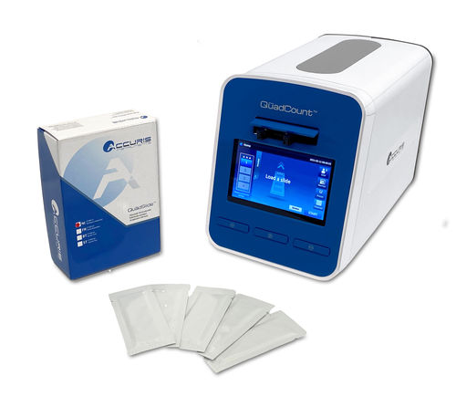 Contatore di cellule automatico - QuadCount&trade; - BENCHMARK SCIENTIFIC - compatto / celulle di mammiferi / cellule somatiche