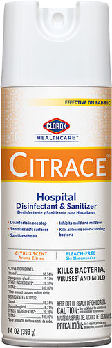 Disinfettante per mobili ospedalieri - Citrace® - CLOROX HEALTHCARE - per pavimenti e altre superfici / liquido