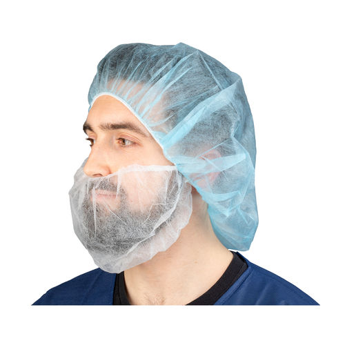 Copribarba da ospedale - 361 - Dukal Corporation - in polipropilene / traspirante / scatola da 100