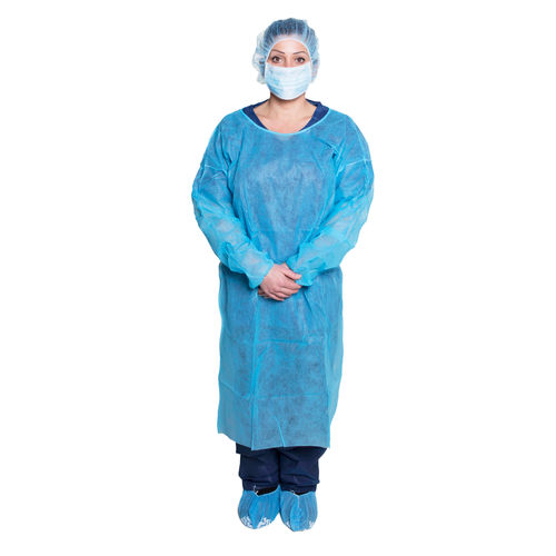 Camice chirurgico per donna - 301BL - Dukal Corporation - in polipropilene / blu