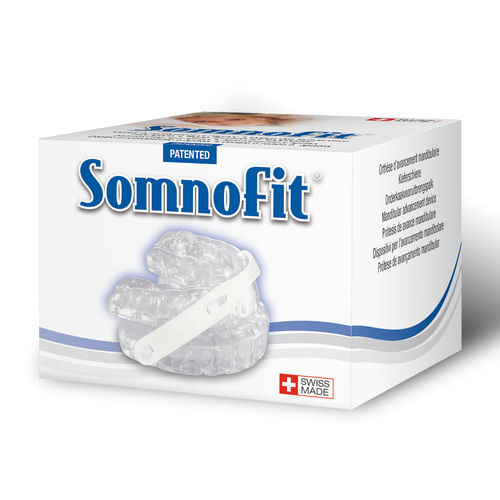 Bite dentale per roncopatia - SomnoFit-B® - OSCIMED - trasparente