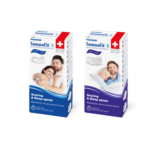 Bite dentale per roncopatia - SomnoFit®-S - OSCIMED - trasparente
