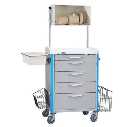 Carrello medico - P-CHPL3P - OSCIMED - per uso generale / per gesso / con cassetti