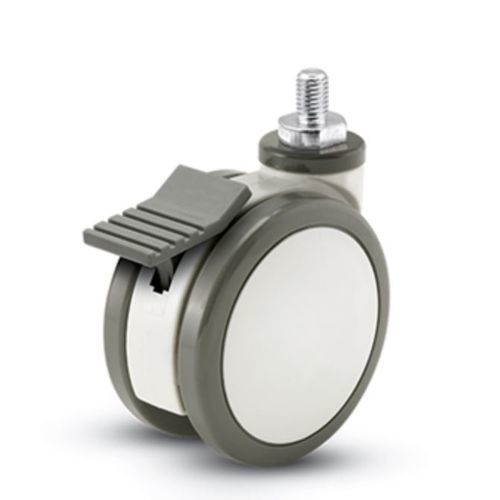 Ruota in gomma - TM Series - MEDCASTER - con freno / antistatica / girevole