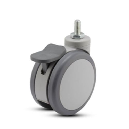 Ruota in gomma - TWIN-MED - MEDCASTER - con freno / girevole