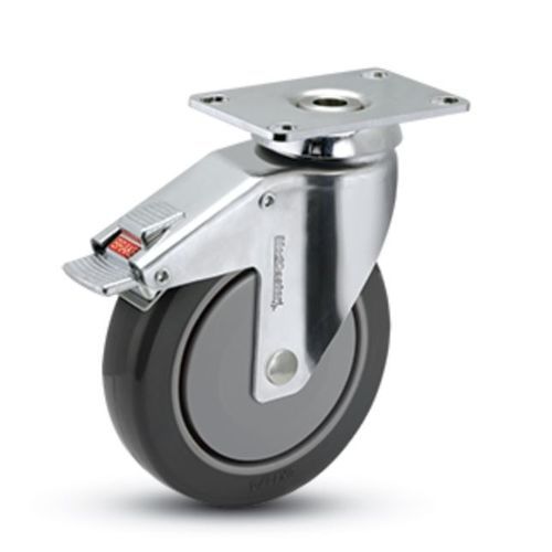 Ruota in gomma - CH   - MEDCASTER - con freno / girevole