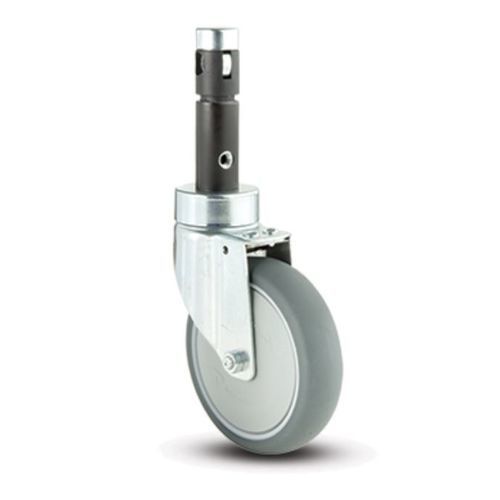 Ruota in gomma - 391    - MEDCASTER - con freno / girevole
