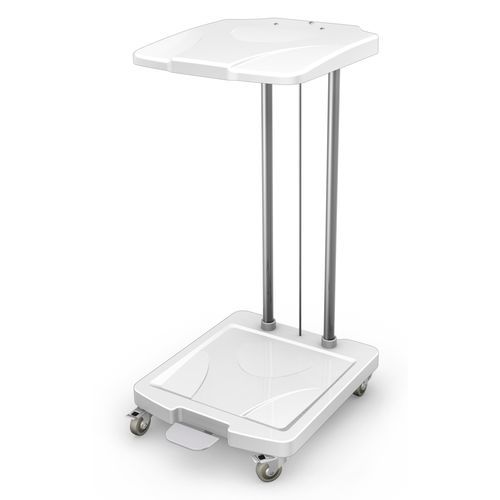 Carrello portabiancheria per sacchi sporchi - MB series - TECHMED - portarifiuti / per biancheria / con cestello