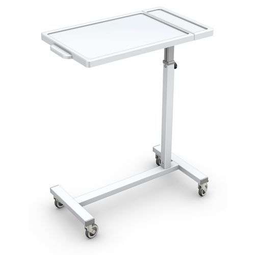 Tavolino servitore ad altezza regolabile - FRIEND SP-1 ABS-2 - TECHMED - con rotelle / inclinabile / ad azionamento pneumatico