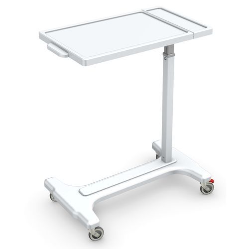 Tavolino servitore con rotelle - FRIEND SP-2/ABS-2 series - TECHMED - ad azionamento pneumatico / ad altezza regolabile / inclinabile