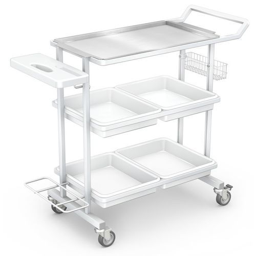 Carrello medico - K-3 series - TECHMED - per apparecchio / per strumenti / multifunzione