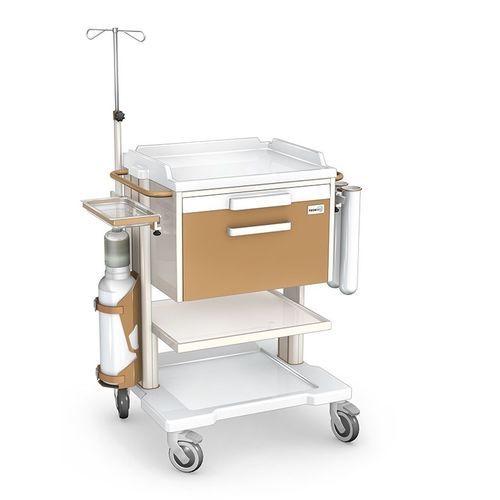 Carrello medico - OPTIMUM Z Type series  - TECHMED - ospedaliero / per trattamenti / in acciaio inossidabile